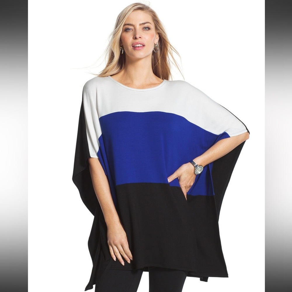 Chicos Zenergy Tunic Sweater, Size 1 (Medium)